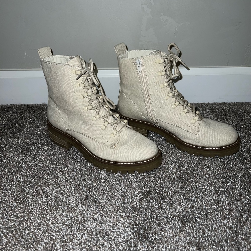 Universal thread combat boots. Sold out at Target.